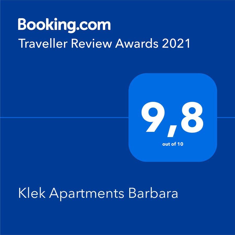 Klek Apartments Barbara 外观 照片